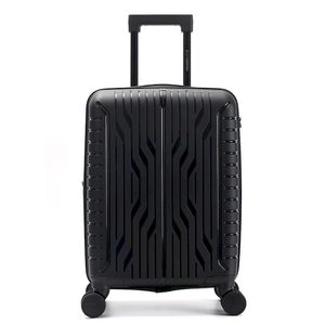 VALIJA CABINERA WANDERLUST HARD NEGRO 20 PULGADAS
