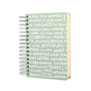 AGENDA 2026 DIARIA CARTERA N°6 C/ESP.MANUSCRITO