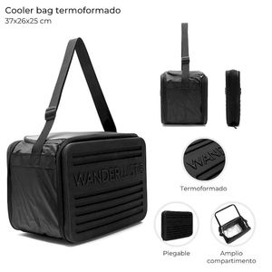 LUNCHERA WANDERLUST TERMOFORMADO NEGRO 37cm