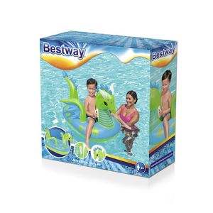 FLOTADOR INFLABLE BESTWAY DRAGON FANTASIA 134 X 142 CM.