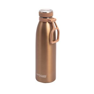 BOTELLA TERMICA THERMOS TAPA A ROSCA Y MANIJA 500ml ORO