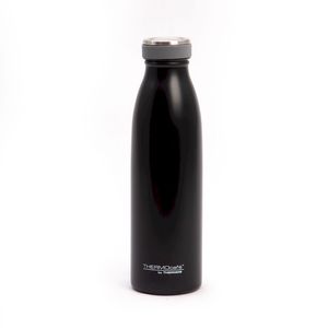 BOTELLA TERMICA THERMOS TAPA A ROSCA 500ml NEGRO MATE