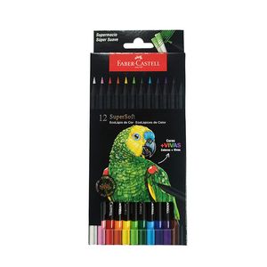 LAPICES FABER CASTELL SUPERSOFT x 12 LARGOS