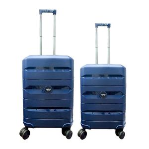 SET x 2  VALIJAS TALBOT 20 Y 24 PULGADAS AZUL