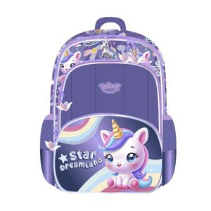 MOCHILA ESPALDA TALBOT GLOW UNICORNIO 42cm