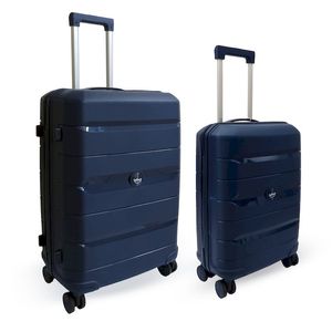 SET x 2  VALIJAS TALBOT 20 Y 24 PULGADAS AZUL