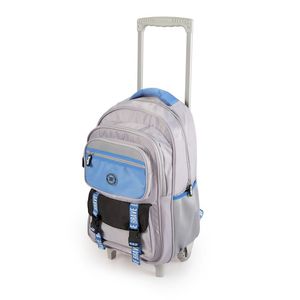MOCHILA CARRO TALBOT POWER OF COLOR GRIS CELESTE 49cm